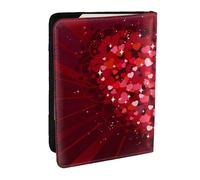 Wykjtwo Happy Valentine's Day, Passport Holder PU Leather Travel Wallet Passport Case Passport Covers 6.5 in