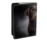 Wykjtwo Labrador Retriever, Passport Holder PU Leather Travel Wallet Passport Case Passport Covers 6.5 in