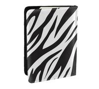 Wykjtwo Zebra Print, Passport Holder PU Leather Travel Wallet Passport Case Passport Covers 6.5 in