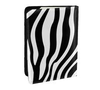 Wykjtwo Zebra Print Print, Passport Holder PU Leather Travel Wallet Passport Case Passport Covers 6.5 in