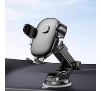 WYKNINE Car Phone Holder for VW saveiro single Cab 2017-2024, Dashboard Windscreen Desk Mobilephone Automobile Cradle Convenient Retractable Rotating Stand Super Hook Clip
