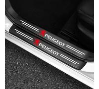 WYKNINE Car Sill Protectors Strips for Peugeot Partner Van Long 2019-2023, Automobile Threshold Decoration Strip Door Protector Sill Kick Plate Covers Guards Sill Scuff Cover Panel Step,A-4