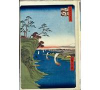 WYKUJMYTO Abstract Wall Prints One Hundred Celebres of Edo View of Konodai and the Tone River Hiroshige Utagawa Colour State Hermitage St Petersburg by Utagawa Hiroshige for Home Decor 60x90cm
