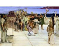 WYKUJMYTO Classic Canvas Picture Printing Canvas Art Wall Art Picture a Dedication to Bacchus by Lawrence Alma Tadema Artwork on Wall for Home Decor 60x90cm