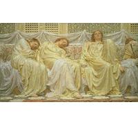 WYKUJMYTO Classic Canvas Picture Printing Canvas Art Wall Art Picture Dreamers by Albert Moore Artwork on Wall for Office Decor 60x90cm