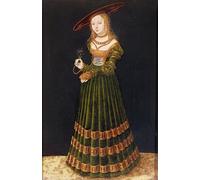 WYKUJMYTO Classic Canvas Picture Printing Canvas Art Wall Art Picture Duke Henry the Pious of Saxony by Lucas Cranach the Elder Artwork on Wall for Home Decor 60x90cm
