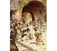 WYKUJMYTO Classic Canvas Picture Printing Canvas Art Wall Art Picture Establishment of the Biblical City of Refuge Bible by William Brassey Hole Artwork on Wall for Office Decor 60x90cm