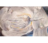 WYKUJMYTO Classic Canvas Picture Printing Canvas Art Wall Art Picture God Answers Job From the Whirlwind by William Blake Artwork on Wall for Office Decor 60x90cm