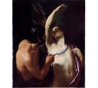 WYKUJMYTO Classic Canvas Picture Printing Canvas Art Wall Art Picture Icarus and Dedale Painting by Andrea Sacchi Artwork on Wall for Office Decor 60x90cm