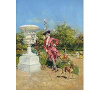 WYKUJMYTO Classic Canvas Picture Printing Canvas Art Wall Art Picture Il Marchesino À Versailles by Giovann Artwork on Wall for Office Decor 60x90cm