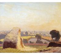 WYKUJMYTO Classic Canvas Picture Printing Canvas Art Wall Art Picture la Valle Sir George Clausen Artwork on Wall for Home Decor 60x90cm