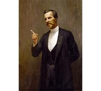 WYKUJMYTO Classic Canvas Picture Printing Canvas Art Wall Art Picture l'On. Dott. LI Smith Tom Roberts Artwork on Wall for Office Decor 60x90cm
