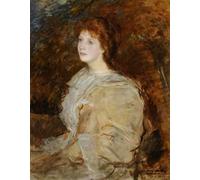 WYKUJMYTO Classic Canvas Picture Printing Canvas Art Wall Art Picture Mabel Beardsley by Jacques Emile Blanche Artwork on Wall for Home Decor 60x90cm