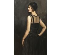 WYKUJMYTO Classic Canvas Picture Printing Canvas Art Wall Art Picture Mrs Osborne by John Collier Artwork on Wall for Office Decor 60x90cm