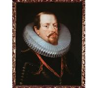 WYKUJMYTO Classic Canvas Picture Printing Canvas Art Wall Art Picture Portrait of a Flemish Gentleman with a Ruff by Peter Paul Rubens Artwork on Wall for Office Decor 60x90cm