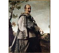 WYKUJMYTO Classic Canvas Picture Printing Canvas Art Wall Art Picture Portrait of Fra Ainolfo De Bardi Knight of the Order of Jerusalem by Carlo Dolci Artwork on Wall for Office Decor 60x90cm
