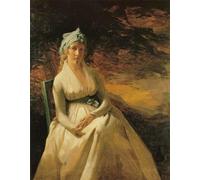 WYKUJMYTO Classic Canvas Picture Printing Canvas Art Wall Art Picture Portrait of Mrs. Andrew Sir Henry Raeburn Artwork on Wall for Office Decor 60x90cm