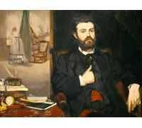 WYKUJMYTO Classic Canvas Picture Printing Canvas Art Wall Art Picture Portrait of the Poet Zacharie Astruc by Edouard Manet Artwork on Wall for Office Decor 60x90cm