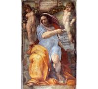 WYKUJMYTO Classic Canvas Picture Printing Canvas Art Wall Art Picture Prophet Isaiah by Raphael Artwork on Wall for Home Decor 60x90cm