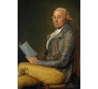 WYKUJMYTO Classic Canvas Picture Printing Canvas Art Wall Art Picture Sebastián Martínez and Pérezby Francisco De Goya Artwork on Wall for Home Decor 60x90cm