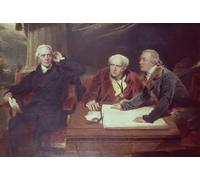 WYKUJMYTO Classic Canvas Picture Printing Canvas Art Wall Art Picture Sir Baring Banker and Director of the East India Company with His Associates by Lawrence Artwork on Wall for Home Decor 60x90cm