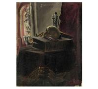 WYKUJMYTO Classic Canvas Picture Printing Canvas Art Wall Art Picture Sir Frederick Taylor MD Physician to Guy's Hospital Herbert Draper Artwork on Wall for Home Decor 60x90cm