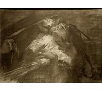 WYKUJMYTO Classic Canvas Picture Printing Canvas Art Wall Art Picture Study for a Wall Screen by Alphonse Mucha Artwork on Wall for Home Decor 60x90cm