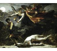 WYKUJMYTO Classic Canvas Picture Printing Canvas Art Wall Art Picture Study for justice and Divine Vengeance Pursuing Crime by Pierre-paul Prud'hon Artwork on Wall for Office Decor 60x90cm