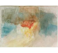 WYKUJMYTO Classic Canvas Picture Printing Canvas Art Wall Art Picture the Burning of the Houses of Parliament by Mallord William Turner Artwork on Wall for Office Decor 60x90cm