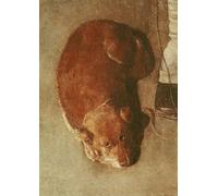 WYKUJMYTO Classic Canvas Picture Printing Canvas Art Wall Art Picture the Hurdy Gurdy Player with His Dog by Georges De La Tour Artwork on Wall for Office Decor 60x90cm
