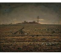 WYKUJMYTO Classic Canvas Picture Printing Canvas Art Wall Art Picture the Plain of Chailly with Harrow and Plough by Jean Francois Millets Artwork on Wall for Office Decor 60x90cm