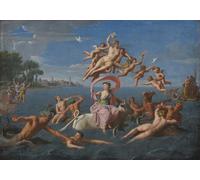 WYKUJMYTO Classic Canvas Picture Printing Canvas Art Wall Art Picture the Rape of Europe by Nicolas Colombel Artwork on Wall for Office Decor 60x90cm