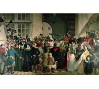 WYKUJMYTO Classic Canvas Picture Printing Canvas Art Wall Art Picture the Return of I of Austria to Presburg on Th November by Johann Peter Krafft Artwork on Wall for Home Decor 60x90cm