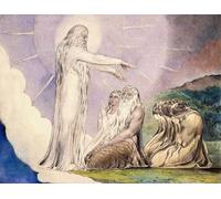 WYKUJMYTO Classic Canvas Picture Printing Canvas Art Wall Art Picture the Vision of Christ by William Blake Artwork on Wall for Home Decor 60x90cm