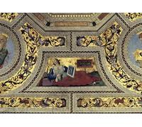 WYKUJMYTO Classic Canvas Picture Printing Canvas Art Wall Art Picture Vault of the Presbytery with the Cimmerian Sybil by Bernardino Di Betto Pinturicchio Artwork on Wall for Office Decor 60x90cm