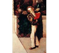 WYKUJMYTO Famous Oil Paintings Nordic Canvas Artwork Painting Graffiti Picture I Began to Play by Howard Pyle Artwork Canvas Prints for Office Decor 60x90cm