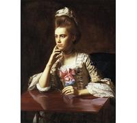 WYKUJMYTO Famous Oil Paintings Nordic Canvas Artwork Painting Graffiti Picture Mrs.Richard Skinner by John Singleton Copley Artwork Canvas Prints for Home Decor 60x90cm