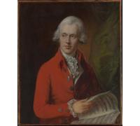 WYKUJMYTO Famous Oil Paintings Nordic Canvas Artwork Painting Graffiti Picture Portrait of Charles Rousseau Burney by Gainsborough Artwork Canvas Prints for Office Decor 60x90cm