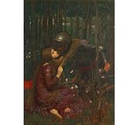 WYKUJMYTO Famous Oil Paintings Nordic Canvas Artwork Painting Graffiti Picture Psyche Opening the Golden Box by John William Waterhouse Artwork Canvas Prints for Office Decor 60x90cm