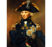 WYKUJMYTO Famous Oil Paintings Nordic Canvas Artwork Painting Graffiti Picture Rear Admiral Sir Horatio Nelson by Lemuel Abbott Artwork Canvas Prints for Home Decor 60x90cm