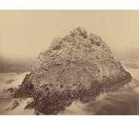 WYKUJMYTO Famous Oil Paintings Nordic Canvas Artwork Painting Graffiti Picture Sugar Loaf Island Farallons by Carleton E. Watkins Artwork Canvas Prints for Office Decor 60x90cm