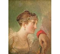 WYKUJMYTO Famous Oil Paintings Nordic Canvas Artwork Painting Graffiti Picture the Duchess of Rochefoucauld and the Hand of Eug John of Beauharnais by Jacques Louis David for Home Decor 60x90cm