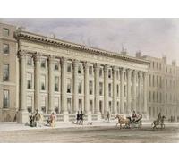 WYKUJMYTO Famous Oil Paintings Nordic Canvas Artwork Painting Graffiti Picture the Royal Institution of Great Britain Albemarle Street by Hosmer Shepherd Artwork Canvas Prints for Office Decor 60x90cm