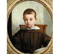 WYKUJMYTO Famous Oil Paintings Nordic Canvas Artwork Painting Graffiti Picture The Son of M. Edouard Delalain by Jean Baptiste Camille Corot Artwork Canvas Prints for Office Decor 60x90cm
