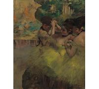WYKUJMYTO Famous Oil Paintings Nordic Canvas Artwork Painting Graffiti Picture Yellow Dancers Edgar Degas Artwork Canvas Prints for Office Decor 60x90cm