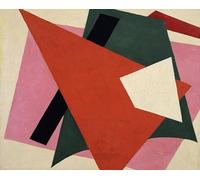 WYKUJMYTO Famous Painting on Canvas Artwork Picture Architectonic Painting by Lyubov Sergeevna Popova Mural Art Prints for Office Decor 60x90cm