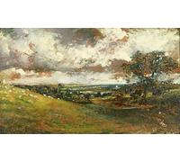 WYKUJMYTO Famous Painting on Canvas Artwork Picture Coastal Scene by John Constable Mural Art Prints for Home Decor 60x90cm