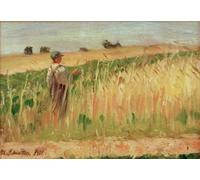 WYKUJMYTO Famous Painting on Canvas Artwork Picture Farmer on a Wheat Field by Kurt Schwitters Mural Art Prints for Home Decor 60x90cm
