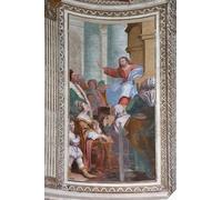WYKUJMYTO Famous Painting on Canvas Artwork Picture Jesus Preaching in the Temple by Daniele Crespi Mural Art Prints for Home Decor 60x90cm