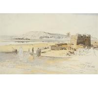 WYKUJMYTO Famous Painting on Canvas Artwork Picture Luxor Th February by Edward Leaars Mural Art Prints for Home Decor 60x90cm
